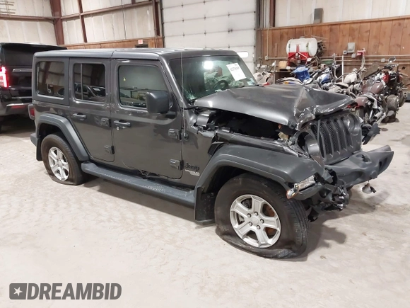 2021 Jeep Wrangler Unlimited Sport S с VIN 1C4HJXDN2MW701625, выставлен на аукционе IAAI как лот 42278169 с пробегом 11 229 миль миль и . История ставок и продаж доступна на DreamBid. Изображение 1.