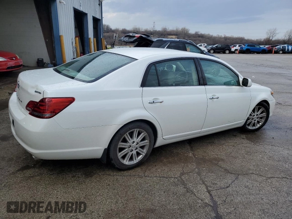 2008 Toyota Avalon XL with VIN 4T1BK36B08U290754, listed as a Copart auction lot 51669575 with 116,881 mi miles and Salvage Title. Bid and sale history available at DreamBid. Image 3.