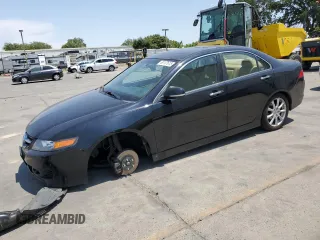 2006 Acura TSX Navi with VIN JH4CL95996C022164, listed as a Copart auction lot 60137615 with 312,665 mi miles and Salvage title. Bid and sale history available at DreamBid. Image 1.