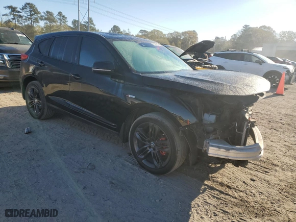 2019 Acura RDX w/A-Spec Pkg with VIN 5J8TC1H64KL000881, listed as a Copart auction lot 49327005 with 155,948 mi miles and Salvage Title. Bid and sale history available at carsss.com. Image 4.
