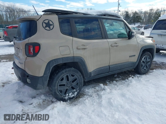2017 Jeep Renegade Trailhawk с VIN ZACCJBCB9HPF02711, выставлен на аукционе IAAI как лот 41297907 с пробегом 136 188 миль миль и . История ставок и продаж доступна на DreamBid. Изображение 4.