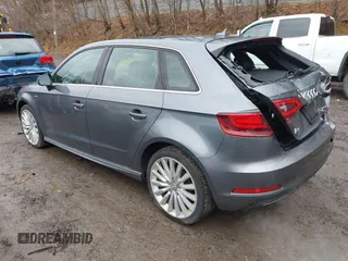 2016 Audi A3 e-tron Premium Plus with VIN WAUTPBFF5GA098055, listed as a IAAI auction lot 41704803 with 75,713 mi miles and . Bid and sale history available at DreamBid. Image 3.