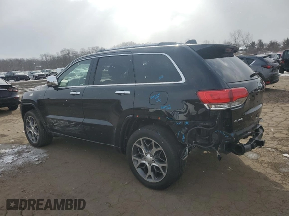 2020 Jeep Grand Cherokee Overland with VIN 1C4RJFCG9LC218943, listed as a Copart auction lot 44922295 with 50,674 mi miles and Salvage Title. Bid and sale history available at carsss.com. Image 2.