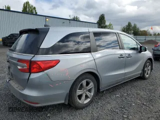 2018 Honda Odyssey EX-L z VIN 5FNRL6H72JB099281, wystawiony jako Copart lot #53515425 z przebiegiem 137 493 mil mil oraz Szkoda całkowita • Salvage title. Historia ofert i sprzedaży dostępna na DreamBid. Obrazek 3.