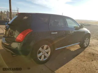 2007 Nissan Murano S with VIN JN8AZ08W07W657301, listed as a Copart auction lot 76328164 with 195,388 mi miles and Salvage Title. Bid and sale history available at carsss.com. Image 3.