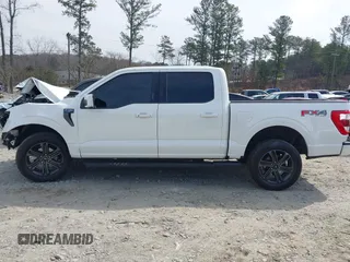 2022 Ford F-150 XL with VIN 1FTFW1E8XNFA40166, listed as a IAAI auction lot 41776806 with 36,798 mi miles. Bid and sale history available at carsss.com. Image 14.