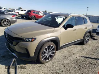 2023 Mazda CX-50 2.5 Turbo Premium Plus Package with VIN 7MMVABEY8PN101670, listed as a Copart auction lot 46845695 with 25,588 mi miles and Salvage Title. Bid and sale history available at carsss.com. Image 1.
