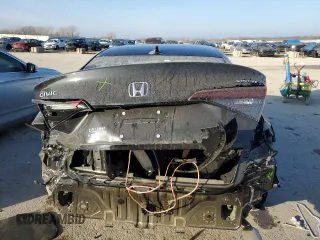 2025 Honda Civic Sedan Sport with VIN 2HGFE2F57SH533022, listed as a Copart auction lot 85594774 with 1,396 mi miles and Salvage Title. Bid and sale history available at carsss.com. Image 6.