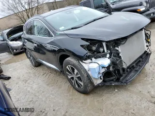 2020 Nissan Murano SV with VIN 5N1AZ2BS0LN170270, listed as a Copart auction lot 47086235 with 25,597 mi miles and Salvage Title. Bid and sale history available at carsss.com. Image 4.