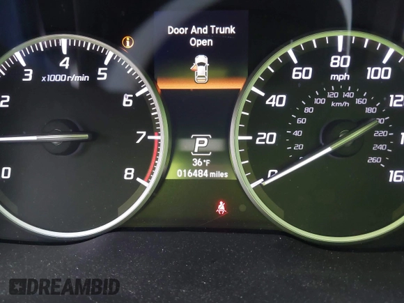 2022 Acura ILX Premium with VIN 19UDE2F76NA000154, listed as a IAAI auction lot 41599687 with 16,484 mi miles and . Bid and sale history available at DreamBid. Image 7.