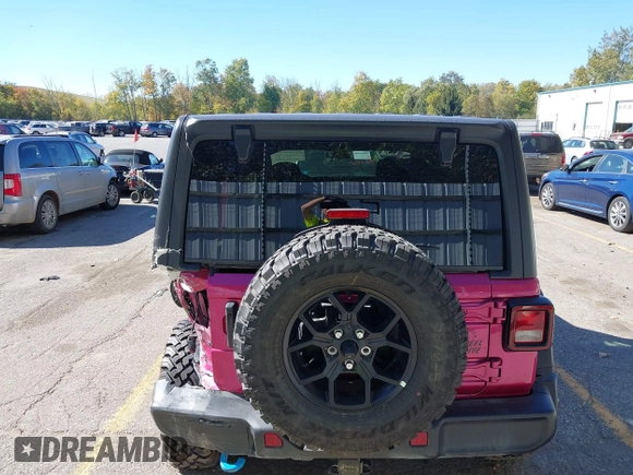 2024 Jeep Wrangler Sport S with VIN 1C4RJXN6XRW323881, listed as a IAAI auction lot 40543759 with 4,440 mi miles and . Bid and sale history available at DreamBid. Image 17.