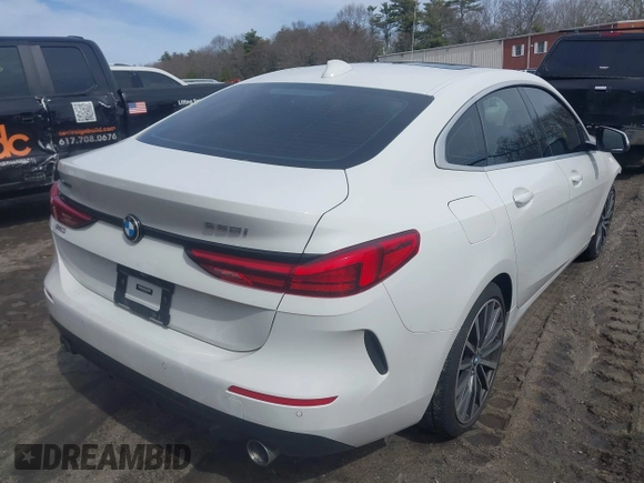 2020 BMW 2 Series 228i xDrive with VIN WBA73AK0XL7F65361, listed as a IAAI auction lot 41784834 with 61,856 mi miles. Bid and sale history available at carsss.com. Image 4.
