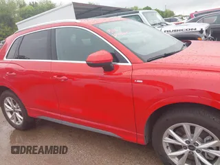 2024 Audi Q3 S line Premium with VIN WA1DECF36R1126631, listed as a IAAI auction lot 41959027 with 21,775 mi miles. Bid and sale history available at carsss.com. Image 13.
