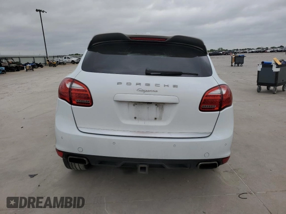 2014 Porsche Cayenne with VIN WP1AA2A26ELA97481, listed as a Copart auction lot 53707755 with 185,787 mi miles and Salvage title. Bid and sale history available at DreamBid. Image 6.
