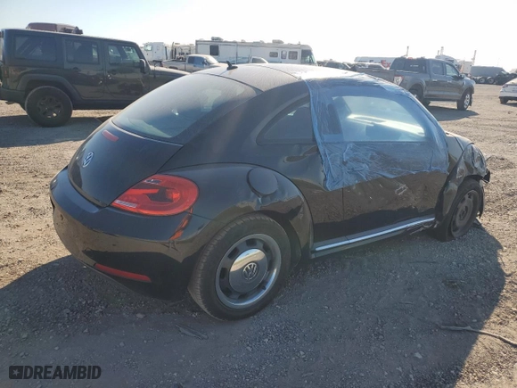 2012 Volkswagen Beetle 2.5L PZEV with VIN 3VWJP7ATXCM627644, listed as a Copart auction lot 73436334 with 97,039 mi miles and Salvage Title. Bid and sale history available at carsss.com. Image 3.