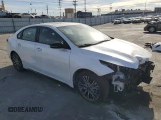 2023 Kia Forte GT-Line with VIN 3KPF54AD2PE672695, listed as a Copart auction lot 42388975 with 22,351 mi miles and Salvage Title. Bid and sale history available at carsss.com. Image 4.