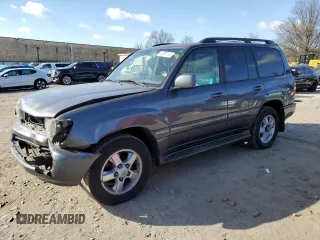 2004 Toyota Land Cruiser with VIN JTEHT05J642066280, listed as a Copart auction lot 83597104 with 121,373 mi miles and Salvage Title. Bid and sale history available at carsss.com. Image 1.