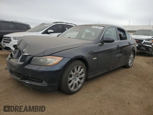 2006 BMW 3 Series 330xi with VIN WBAVD33556KL52746, listed as a Copart auction lot 83674684 with 0 mi miles and Salvage Title. Bid and sale history available at carsss.com. Image 1.