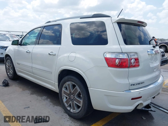 2012 GMC Acadia Denali with VIN 1GKKVTEDXCJ210342, listed as a IAAI auction lot 42549900 with 241,440 mi miles and . Bid and sale history available at DreamBid. Image 3.