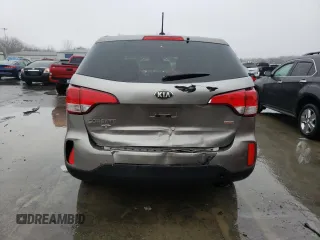 2015 Kia Sorento LX with VIN 5XYKTCA64FG632314, listed as a Copart auction lot 39826304 with 96,741 mi miles and Salvage title. Bid and sale history available at DreamBid. Image 6.