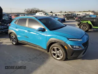 2022 Hyundai Kona SEL with VIN KM8K32AB9NU928669, listed as a Copart auction lot 49731055 with 11,338 mi miles and Salvage Title. Bid and sale history available at carsss.com. Image 4.