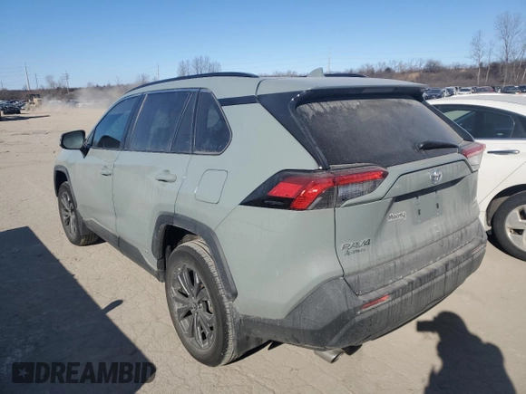 2023 Toyota RAV4 Hybrid XLE Premium with VIN 4T3B6RFV2PU133797, listed as a Copart auction lot 89367465 with 27,998 mi miles and Salvage Title. Bid and sale history available at carsss.com. Image 2.