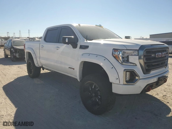 2022 GMC Sierra 1500 Limited AT4 with VIN 1GTP9EEL4NZ163676, listed as a Copart auction lot 76109224 with 55,694 mi miles and Salvage Title. Bid and sale history available at carsss.com. Image 4.