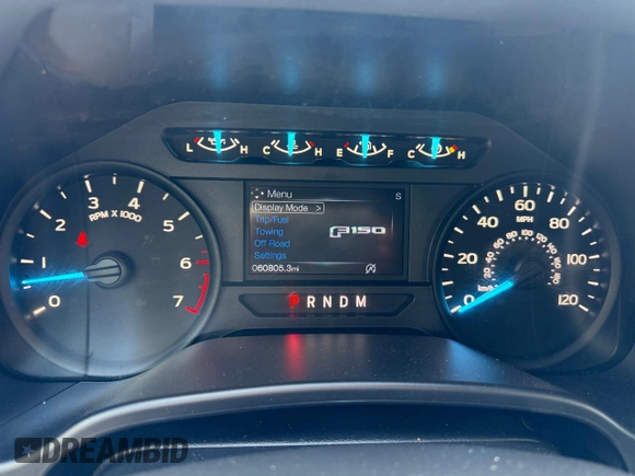 2019 Ford F-150 XL with VIN 1FTEX1EP6KKF02824, listed as a Copart auction lot 55856805 with 60,805 mi miles and Clean Title. Bid and sale history available at carsss.com. Image 8.