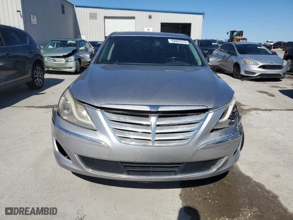 2013 Hyundai Genesis 5.0L R-Spec with VIN KMHGC4DHXDU241894, listed as a Copart auction lot 49407515 with 58,172 mi miles and Salvage Title. Bid and sale history available at carsss.com. Image 5.