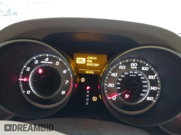 2013 Acura MDX with VIN 2HNYD2H20DH513432, listed as a IAAI auction lot 41458326 with 121,972 mi miles. Bid and sale history available at carsss.com. Image 7.