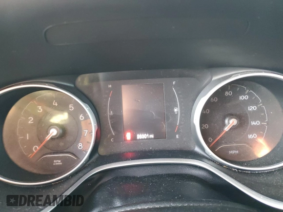2019 Jeep Compass Sport with VIN 3C4NJCAB1KT850956, listed as a Copart auction lot 47851285 with 26,301 mi miles and Salvage title. Bid and sale history available at DreamBid. Image 9.