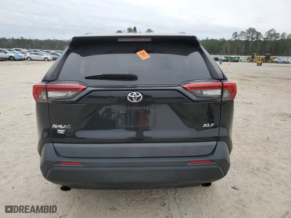 2020 Toyota RAV4 XLE with VIN 2T3W1RFVXLC069553, listed as a Copart auction lot 45294345 with 0 mi miles and Salvage Title. Bid and sale history available at carsss.com. Image 6.