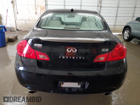 2007 Infiniti G35 Journey with VIN JNKBV61E67M721657, listed as a Copart auction lot 55496735 with 139,690 mi miles and Salvage Title. Bid and sale history available at DreamBid. Image 6.