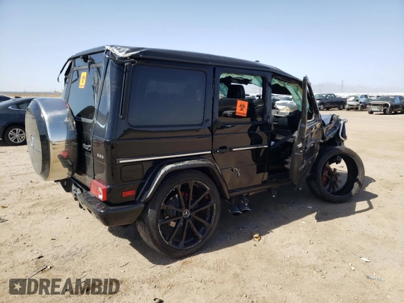2018 Mercedes-Benz G 63 AMG with VIN WDCYC7DH6JX291237, listed as a Copart auction lot 57343814 with Not provided miles and Salvage title. Bid and sale history available at DreamBid. Image 3.