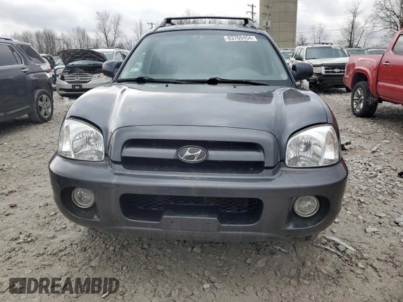 2006 Hyundai Santa Fe GLS with VIN KM8SC73D06U105092, listed as a Copart auction lot 83769454 with 141,486 mi miles and Clean Title. Bid and sale history available at carsss.com. Image 5.