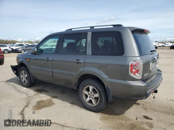 2007 Honda Pilot EX with VIN 2HKYF18427H514637, listed as a Copart auction lot 52306725 with 142,578 mi miles and Salvage Title. Bid and sale history available at carsss.com. Image 2.
