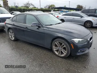 2016 BMW 3 Series 328i with VIN WBA8E9C54GK643818, listed as a Copart auction lot 49185345 with 124,775 mi miles and Salvage Title. Bid and sale history available at DreamBid. Image 4.