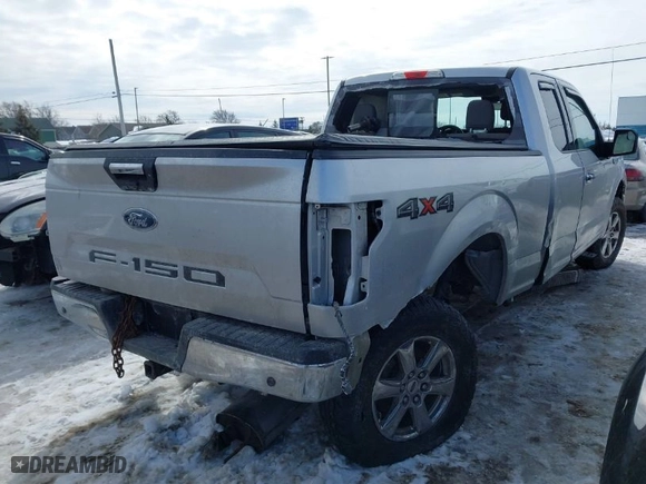2018 Ford F-150 XL with VIN 1FTEX1EB0JFE62848, listed as a IAAI auction lot 41658929 with 63,185 mi miles. Bid and sale history available at carsss.com. Image 4.