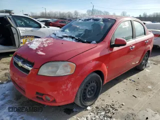 2009 Chevrolet Aveo 2LT with VIN KL1TG56E89B326212, listed as a Copart auction lot 41868155 with Not provided miles and Clean title. Bid and sale history available at DreamBid. Image 1.