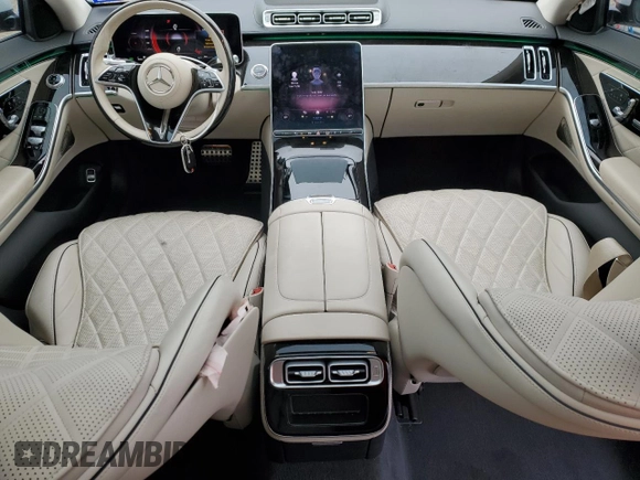 2024 Mercedes-Benz S 580 с VIN W1K6G7GB7RA274038, выставлен на аукционе Copart как лот 42456595 с пробегом 5 810 миль миль и Списание • Salvage title. История ставок и продаж доступна на DreamBid. Изображение 8.