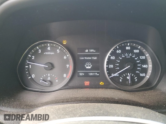 2018 Hyundai Elantra with VIN KMHH35LEXJU011835, listed as a Copart auction lot 81150394 with 128,117 mi miles and Salvage Title. Bid and sale history available at DreamBid. Image 9.