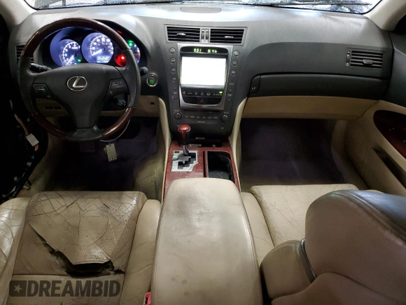 2010 Lexus GS 350 with VIN JTHCE1KS1A0024827, listed as a Copart auction lot 50343715 with 178,784 mi miles and Clean Title. Bid and sale history available at DreamBid. Image 8.