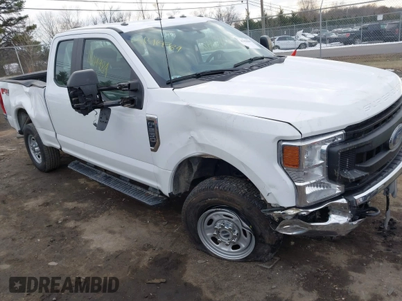 2021 Ford Super Duty F-250 SRW XL with VIN 1FT7X2B60MED87116, listed as a IAAI auction lot 41419989 with 42,141 mi miles. Bid and sale history available at carsss.com. Image 1.