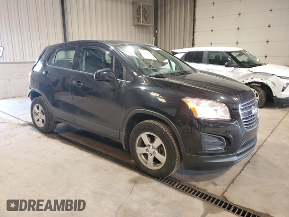 2016 Chevrolet Trax LS z VIN KL7CJNSB8GB673829, wystawiony jako Copart lot #53386415 z przebiegiem 114 104 mil mil oraz Szkoda całkowita • Salvage title. Historia ofert i sprzedaży dostępna na DreamBid. Obrazek 4.