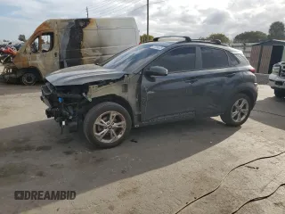 2022 Hyundai Kona SEL with VIN KM8K62ABXNU843332, listed as a Copart auction lot 47284405 with 40,412 mi miles and Salvage Title. Bid and sale history available at DreamBid. Image 1.