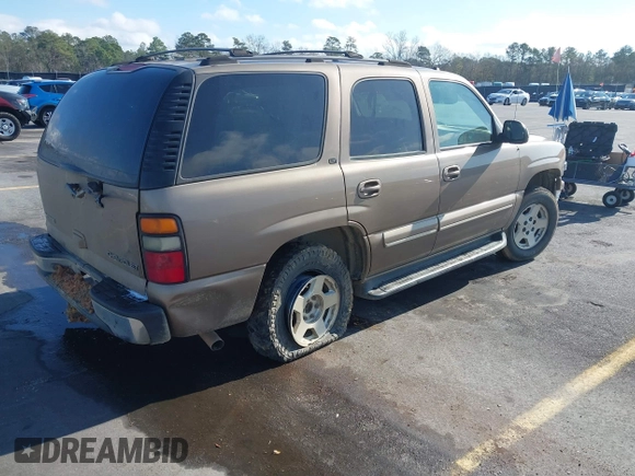 2004 Chevrolet Tahoe LT with VIN 1GNEC13Z24J170834, listed as a IAAI auction lot 41149637 with 362,679 mi miles and . Bid and sale history available at DreamBid. Image 4.