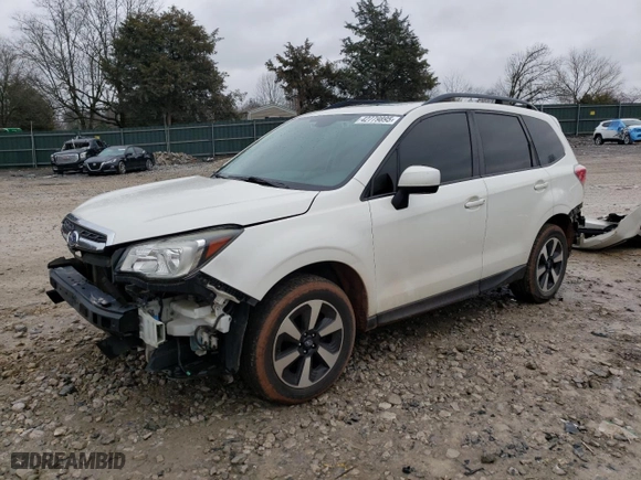 2017 Subaru Forester Premium with VIN JF2SJAGC9HH492439, listed as a Copart auction lot 42779895 with 171,698 mi miles and Salvage Title. Bid and sale history available at carsss.com. Image 1.