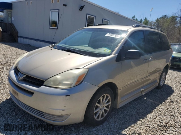 2008 Toyota Sienna CE with VIN 5TDZK23C78S194196, listed as a Copart auction lot 54906325 with 89,059 mi miles and Clean Title. Bid and sale history available at carsss.com. Image 1.
