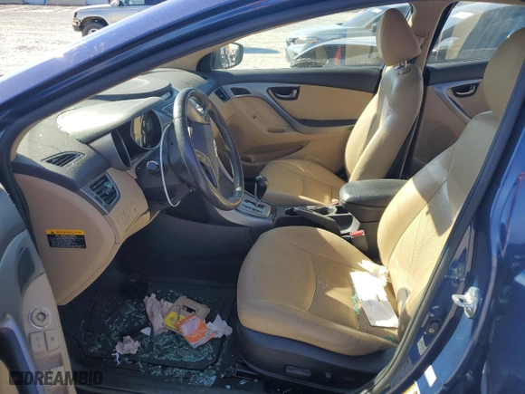2013 Hyundai Elantra Limited with VIN KMHDH4AEXDU527744, listed as a Copart auction lot 49675565 with 141,556 mi miles and Salvage Title. Bid and sale history available at carsss.com. Image 7.