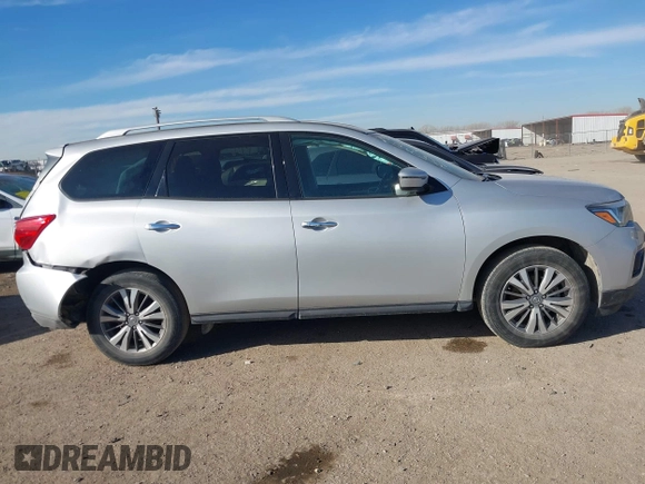 2019 Nissan Pathfinder S with VIN 5N1DR2MN7KC634430, listed as a IAAI auction lot 41289863 with 131,654 mi miles and . Bid and sale history available at DreamBid. Image 13.